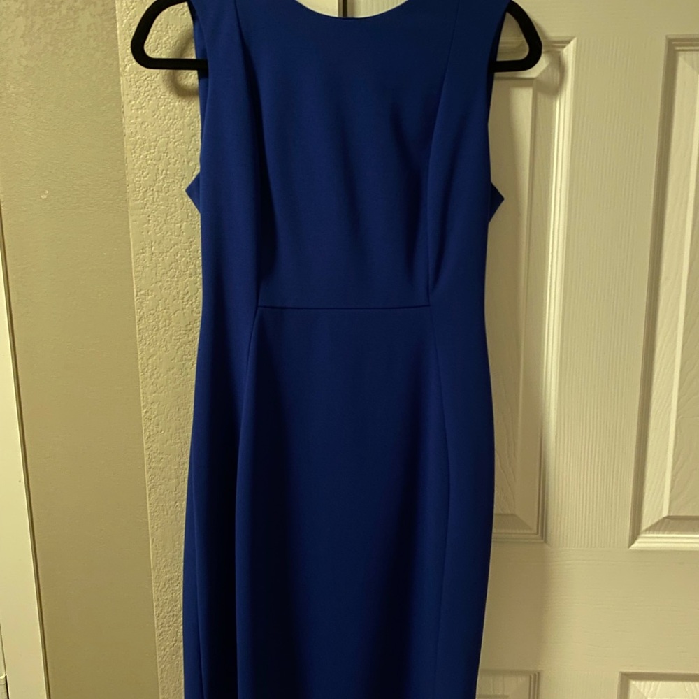 CALVIN KLEIN Blue Sleeveless Dress